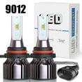 thumbnail image 1 of For BUICK REGAL 2014-2017 9012 LED Headlight Bulbs High/Low Beam White 6000K 2PCS 60W 12000LM CSP, 1 of 7