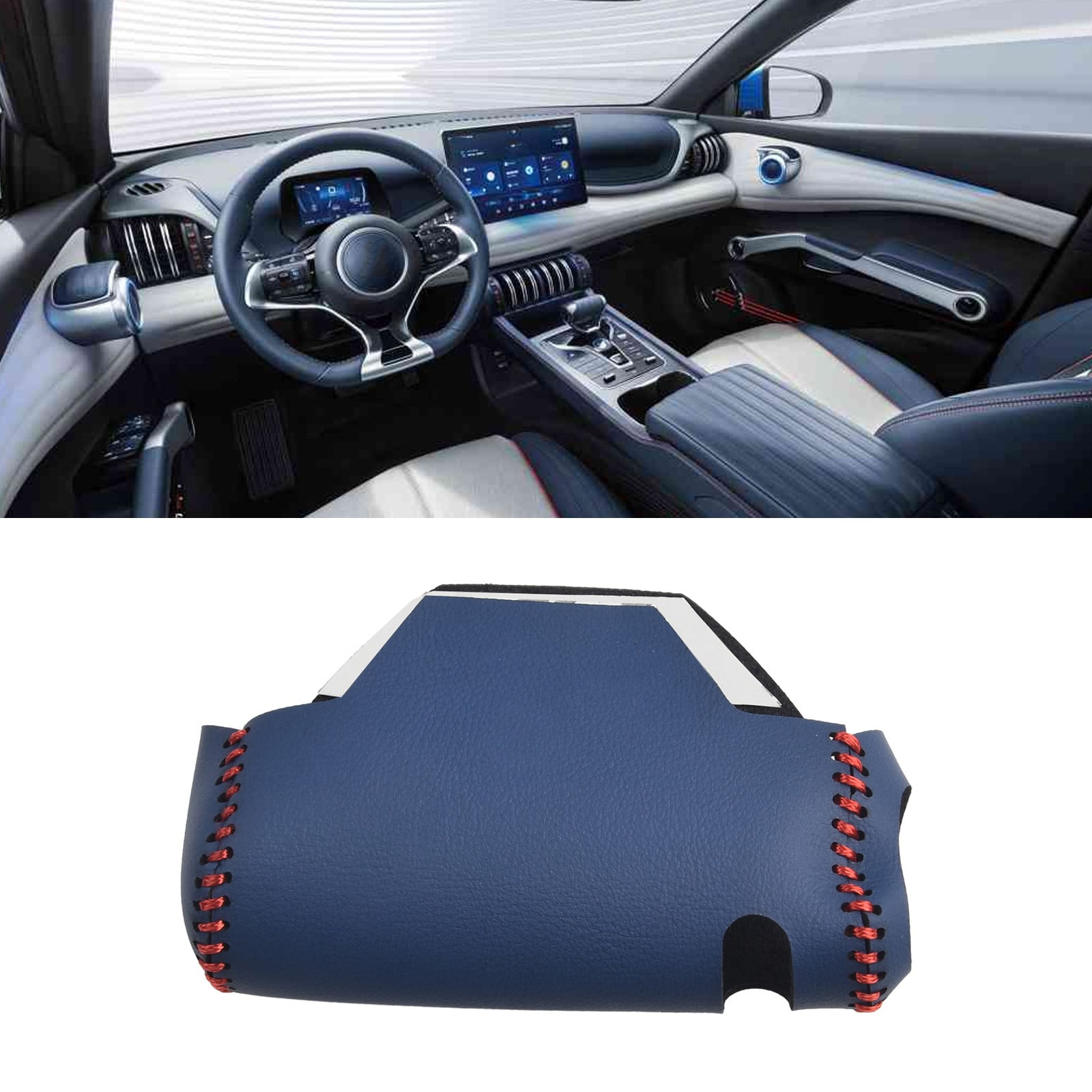 For BYD Atto 3 For BYD Yuan Plus 2022 2023 Gear Lever Leather Cover