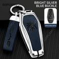 thumbnail image 1 of For BYD Qin B 4 buttons Key Bag Qin PLUS Auto Accessories Zinc alloy+leather Car Key Cover Smart Remote Key Case, 1 of 9