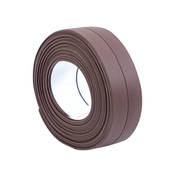 For Bathroom Kitchen Shower Sink Bath Sealing Strip Tape Caulk Strip Self Waterproof Wall Sticker Sink Edge Tape Brown S