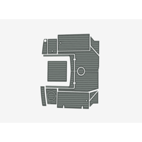 For Bayliner Trophy 2159 EVA Foam Boat Decking Mat – Non-Slip, Self-Adhesive, Comfortable & Easy-to-Install