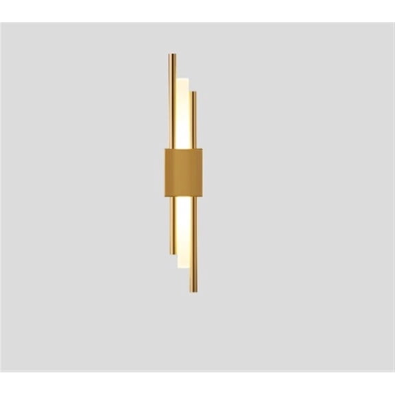 For Bedroom Bathroom Mirror Decor Living Room Corridor Background Gold/Black Modern Wall Lamps Long Strip Nordic Wall Sconce