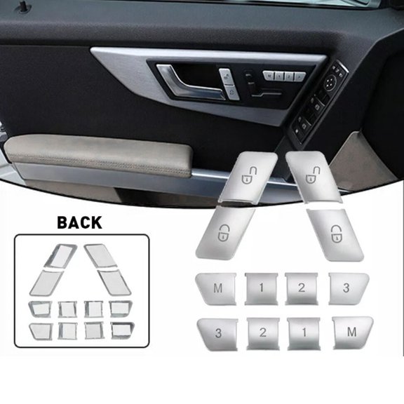 For Benz A B C E CLA CLS GLA GLK ML Door Seat Lock Memory Switch Cover