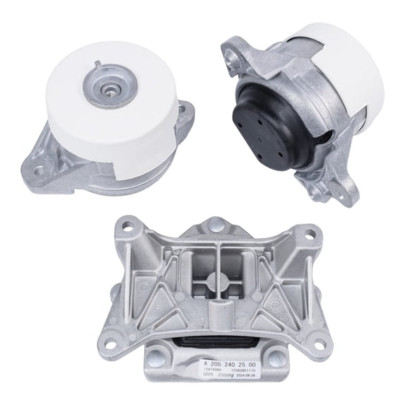 For Benz C253 GLC300 C300 3pcs Right+Left Engine Mount & Transmission Mount Set