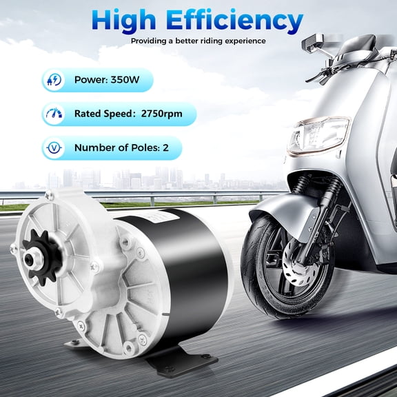For Bicycle Bike Scooter MY1016Z3 Gear Reduction 350W 24V DC Electric Motor