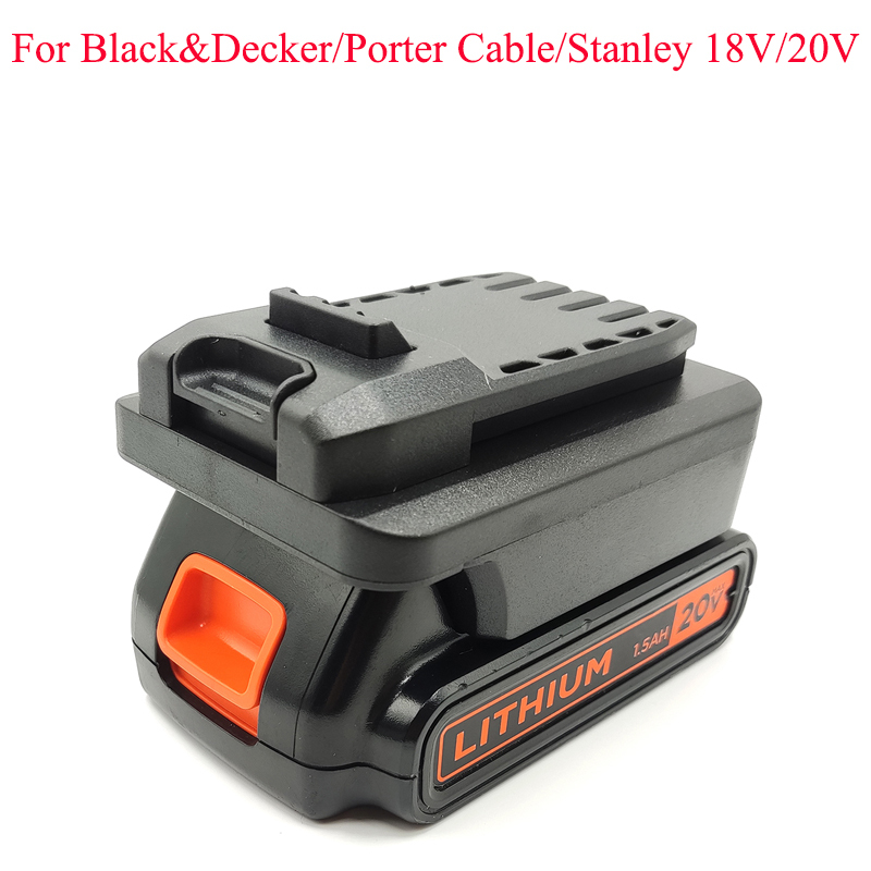 HPA1820 Battery Adapter – Converts Black+Decker/Stanley/Porter Cable 20V To 18V Tool