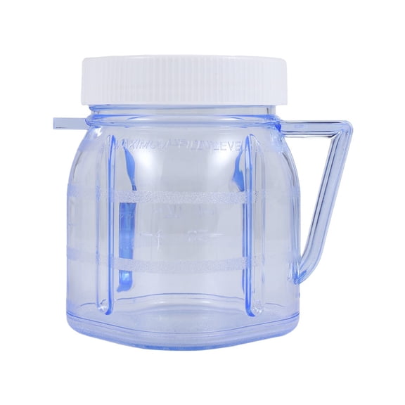 For Blender Replacement Parts, 4937 Mini Osterizer Blender Jar Accessory, Cup Mini Plastic Jars with Lids (1 Pack)