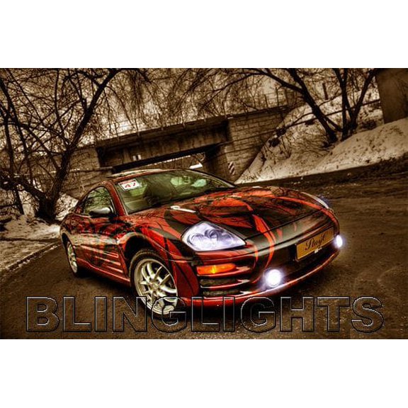 For BlingLights Brand Halo Fog Lights for 2000 2001 2002 Mitsubishi Eclipse