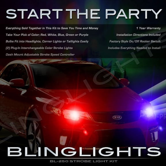 For BlingLights Brand Head or Tail Light Strobes compatible with Naza Forte all years