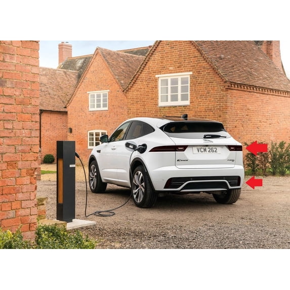 For BlingLights Brand Tinted Taillight Protective Film Covers compatible with Jaguar E-Pace