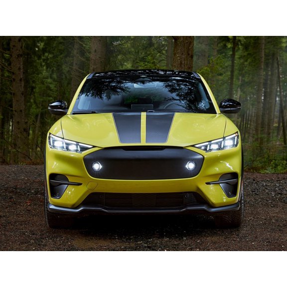 For BlingLights LED Halo Grille Fog Lamps Lights for 2024 2025 Ford Mach-E Rally