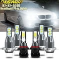 thumbnail image 1 of For Bmw 525I 530I 2004-2007 6X LED Headlight Bulbs High Low Beam + Fog Light Kit, 1 of 12