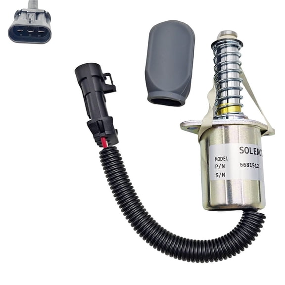 For Bobcat SkidSteer Loader Tow Lock Solenoid Valve 6681512 for Models 853 853 863 873 883 Supporting 12V Electrical Systems