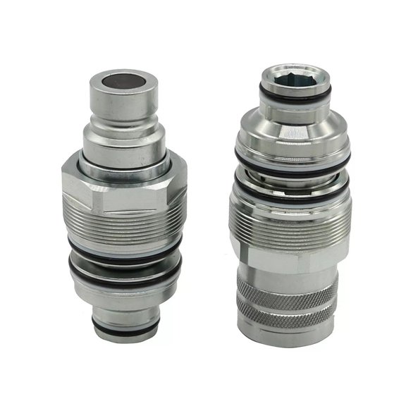 For Bobcat T250,T300,T320 6679837 6680018 Male & Female Flat Face Coupler Kit