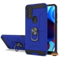 thumbnail image 1 of For Boost Mobile Celero 5G (2023) Hybrid Ring Stand [360° Rotatable Ring Holder Magnetic Kickstand] TPU Shockproof Phone Case Cover by Xpression - Blue, 1 of 9