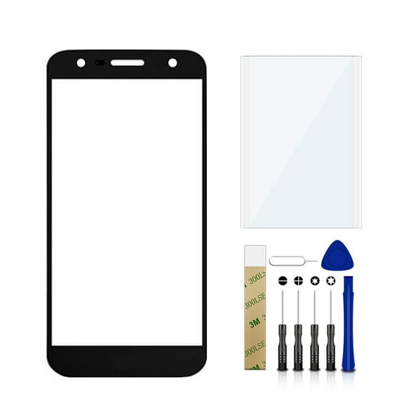 For Boost Mobile LG X Charge SP320 Replacement Front Outer Glass Lens Screen Tool