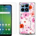 thumbnail image 1 of For Boost Mobile Summit 5G Shockproof Phone Case Cover with Tempered Glass Screen Protector, by OneToughShield - Spring Season, 1 of 2