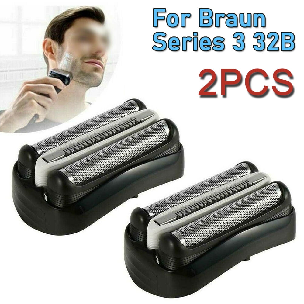 For Braun 32B Series 3 3020S 3040S 300S 350CC 2pcs Shaver Replacement Foil  Head 