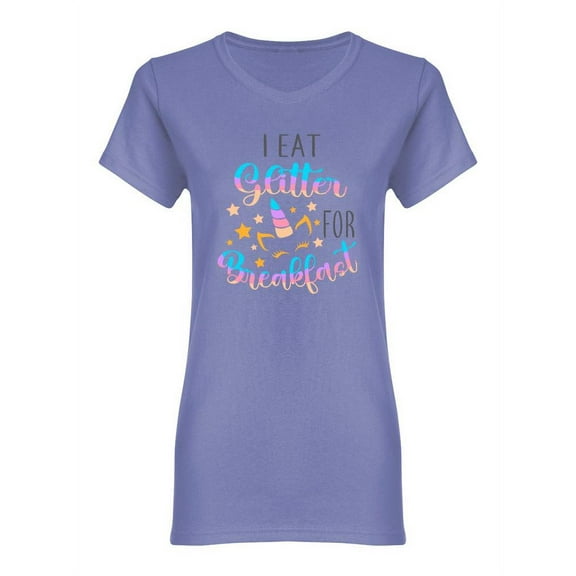 For Breakfast  Shaped Tee Women's -Image by Shutterstock