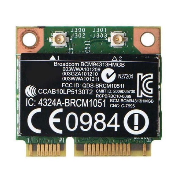 For Broadcom BCM94313HMGB Wifi Bluetooth Half Mini Wireless 2.4GHz Card Q0Q6
