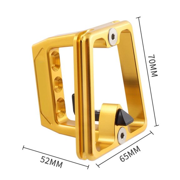 For Brompton Bike Front Carrier Block Bicycle Frame Adapter Front Mount 3-Hole Black