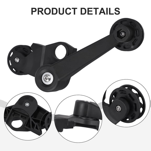 For Brompton Rear Derailleur Chain Tensioner, for STABILIZER with 10T Nylon Guide Wheel Reduces Friction Noise, for 3-Speed Models Black