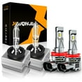 thumbnail image 1 of For Buick Enclave 2013 2014 D3S Front HID Headlight + H11 LED Fog Light Bulbs 4x, 1 of 18