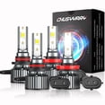 thumbnail image 1 of For Buick Encore 2012 2013-2019 4x 6500K White LED Headlight High-Low Beam Bulbs Kit Super White, 1 of 11