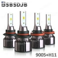 thumbnail image 1 of For Buick Encore 2013-2019 Front LED Headlight High Low Beam Bulbs Bright White, 1 of 12