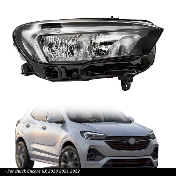 For Buick Encore GX 2020 2021 2022 Headlight Right Side Halogen W/LED Passenger