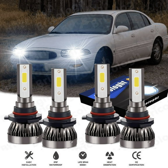 AlexTong White LED 6000K Automotive Bulb Fits Buick LeSabre