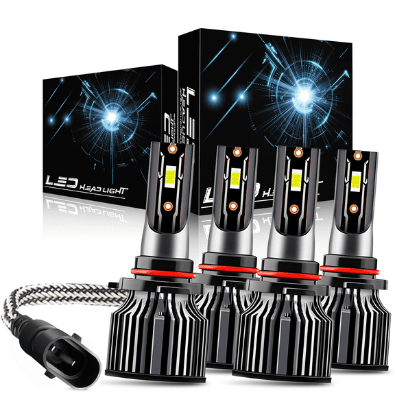 For Buick Lucerne CXL Sedan 4-Door 2006-2011 4x LED Headlight High Low Bulbs Kit