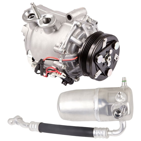 For Buick Rainier Isuzu Ascender & Saab 9-7x OEM AC Compressor w/ A/C Drier - BuyAutoParts