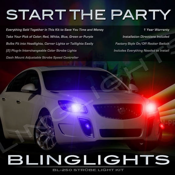 For Buick Regal Head & Tail Lamps Strobe Light Kit w/ Controller