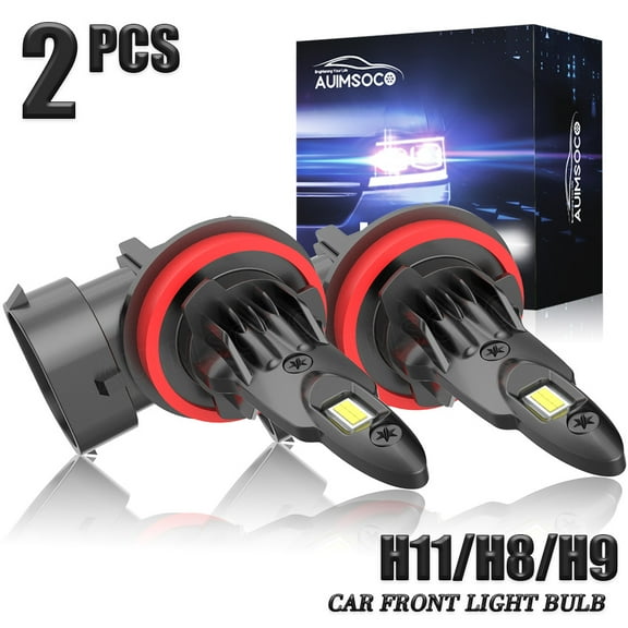 For Buick Regal Sedan 4-Door 2.0L 2.4L 2011-2013 LED Car Front Lamp Low Beam Bulbs 2x Non-polarity High Power Lamps
