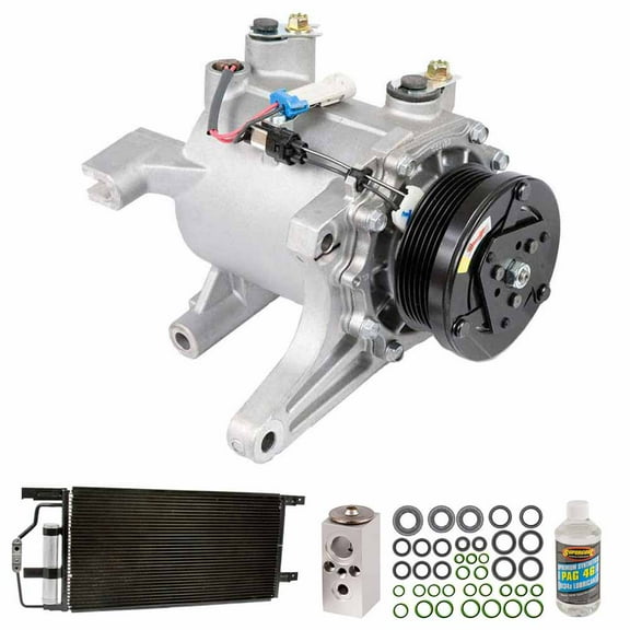 For Buick Rendezcous 2004-2006 A/C Kit w/ AC Compressor Condenser & Drier - BuyAutoParts