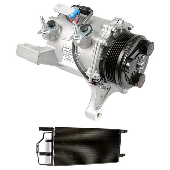 For Buick Terraza Chevy Uplander OEM AC Compressor w/ A/C Condenser & Drier - BuyAutoParts