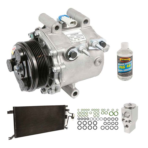 For Buick Terraza & Chevy Uplander OEM AC Compressor w/ Condenser Drier - BuyAutoParts