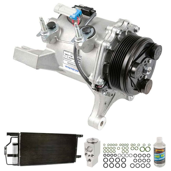 For Buick Terraza & Chevy Uplander OEM AC Compressor w/ Condenser Drier - BuyAutoParts