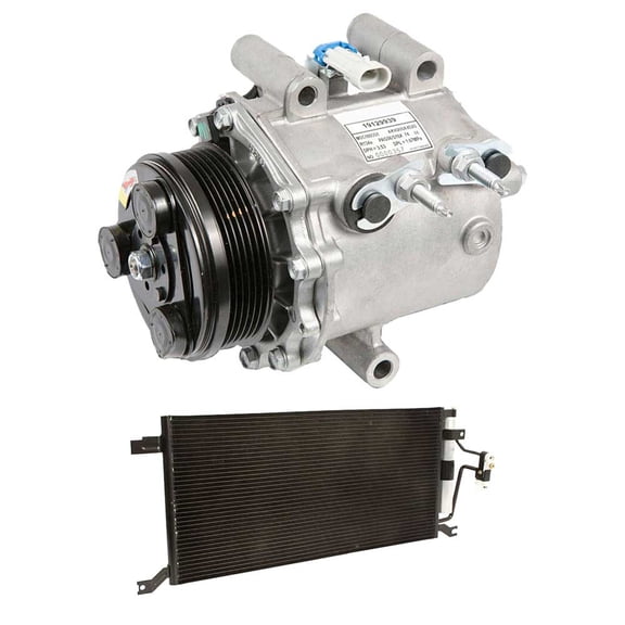 For Buick Terraza Saturn Relay OEM AC Compressor w/ A/C Condenser & Drier - BuyAutoParts