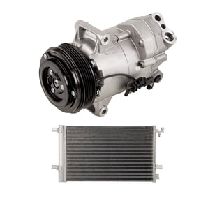 For Buick Verano 2012-2016 AC Compressor w/ A/C Condenser & Drier - BuyAutoParts