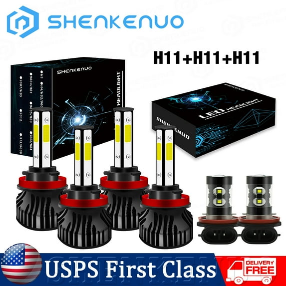 For Buick Verano 2012-2017 LED Headlight High Low Beam Fog Light 6x White Bulbs