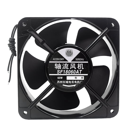 For C.C Great SF18060AT AC 220V 65W 200x200x60mm 2-wire Server Cooling Fan