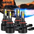 thumbnail image 1 of For C1500 2500 3500 1990-1998 4x Ice Blue LED High/Low Beam 9005 9006 Headlight Bulbs, 1 of 11