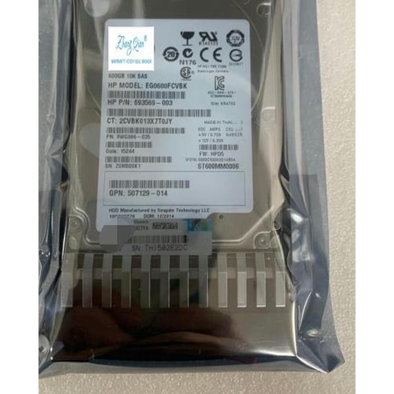 For C8S58A 730702-001 600G 10K 2.5 inch 2040