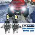 thumbnail image 1 of For CAN-AM OUTLANDER 400 450 500 650 800 2x H4 HEADLIGHT LED BULBS 50W 6000K WHITE, 1 of 10