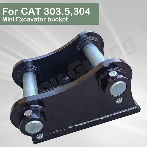 For CAT 304 303.5 Mini Excavator bucket ears Weld base plate and 40 mm pins