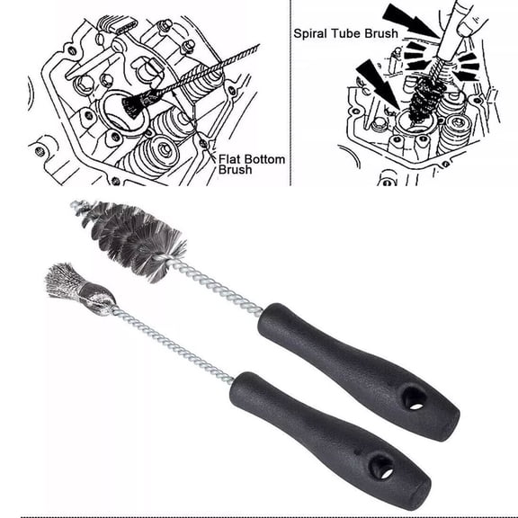 For CAT/Ford 7.3L 6.0L Cylinder Injector Sleeve Cup/Seat/Bore Cleaning Brush Kit
