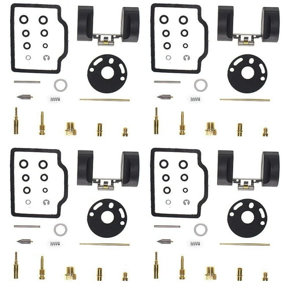 For CB750 CB 750 K4 69-76 4 x Carburetor Repair Kit & Float