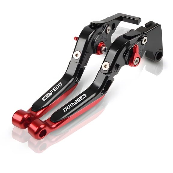 For CBF600 CBF600/SA 2010-2013 CBF 600 Motorcycle Accessories CNC Aluminum Adjustable Folding Brake Clutch Levers-Black&Red